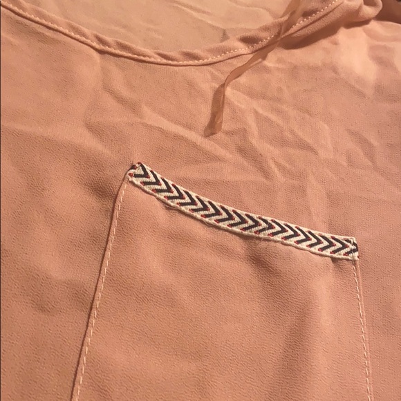 Muave 3/4 Sleeve Blouse - Picture 2 of 3